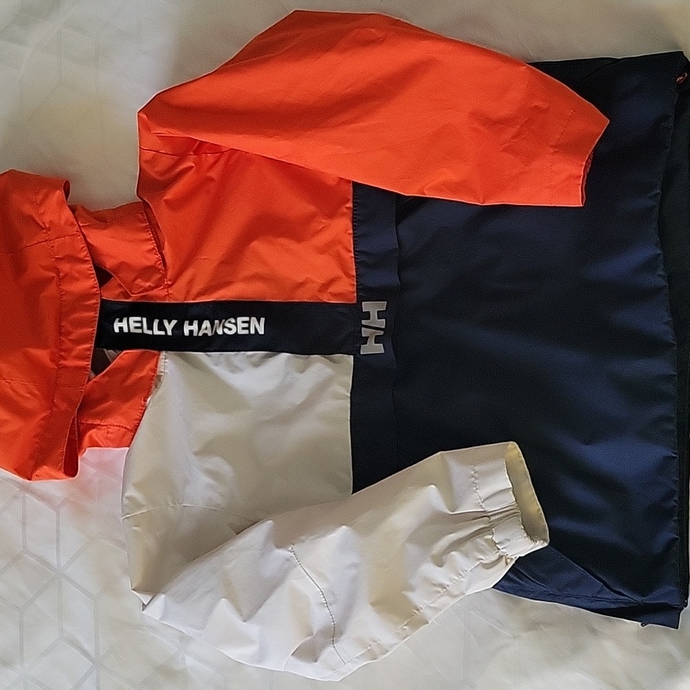 Helly Hansen rain jacket, size 5, euc